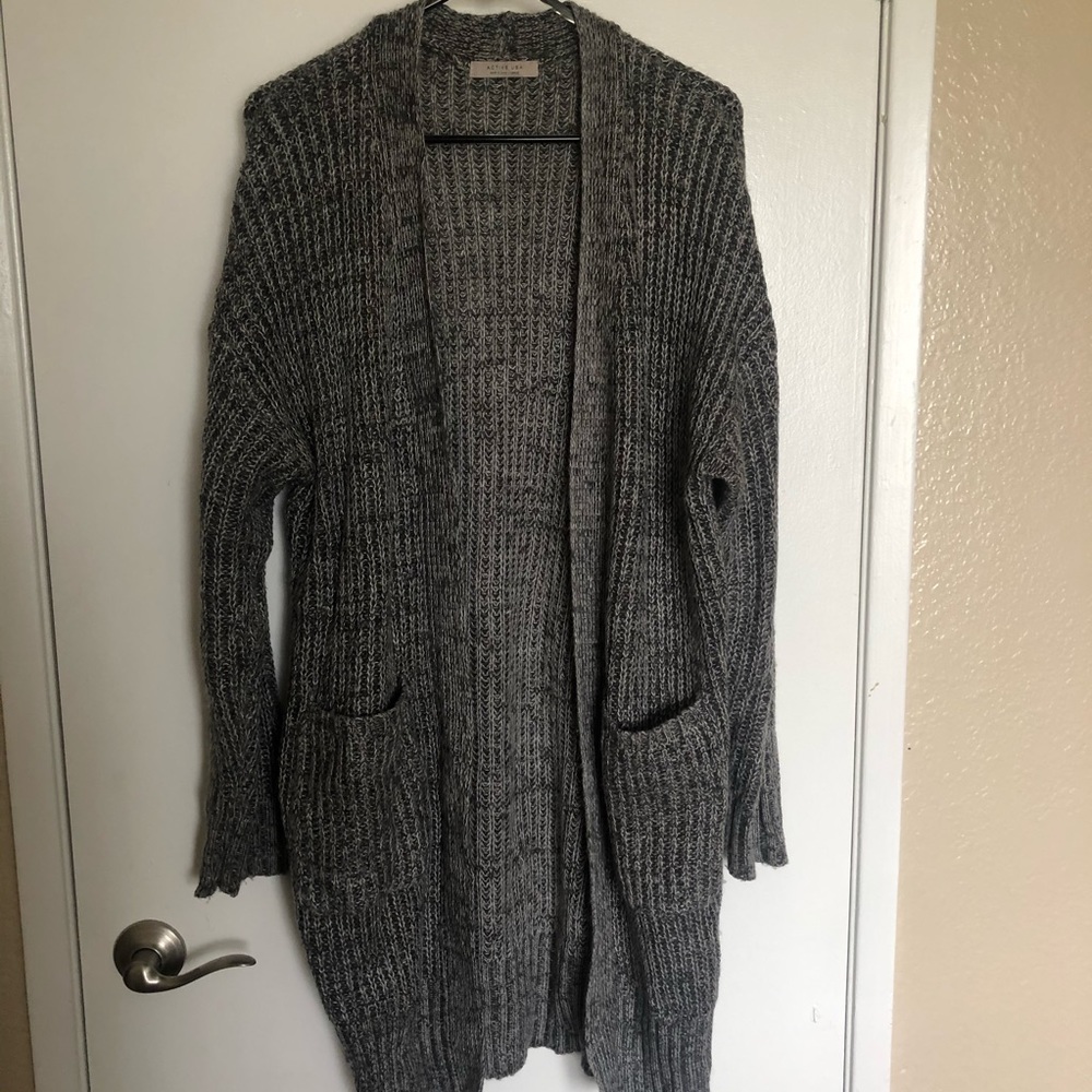 Open-Front Sweater